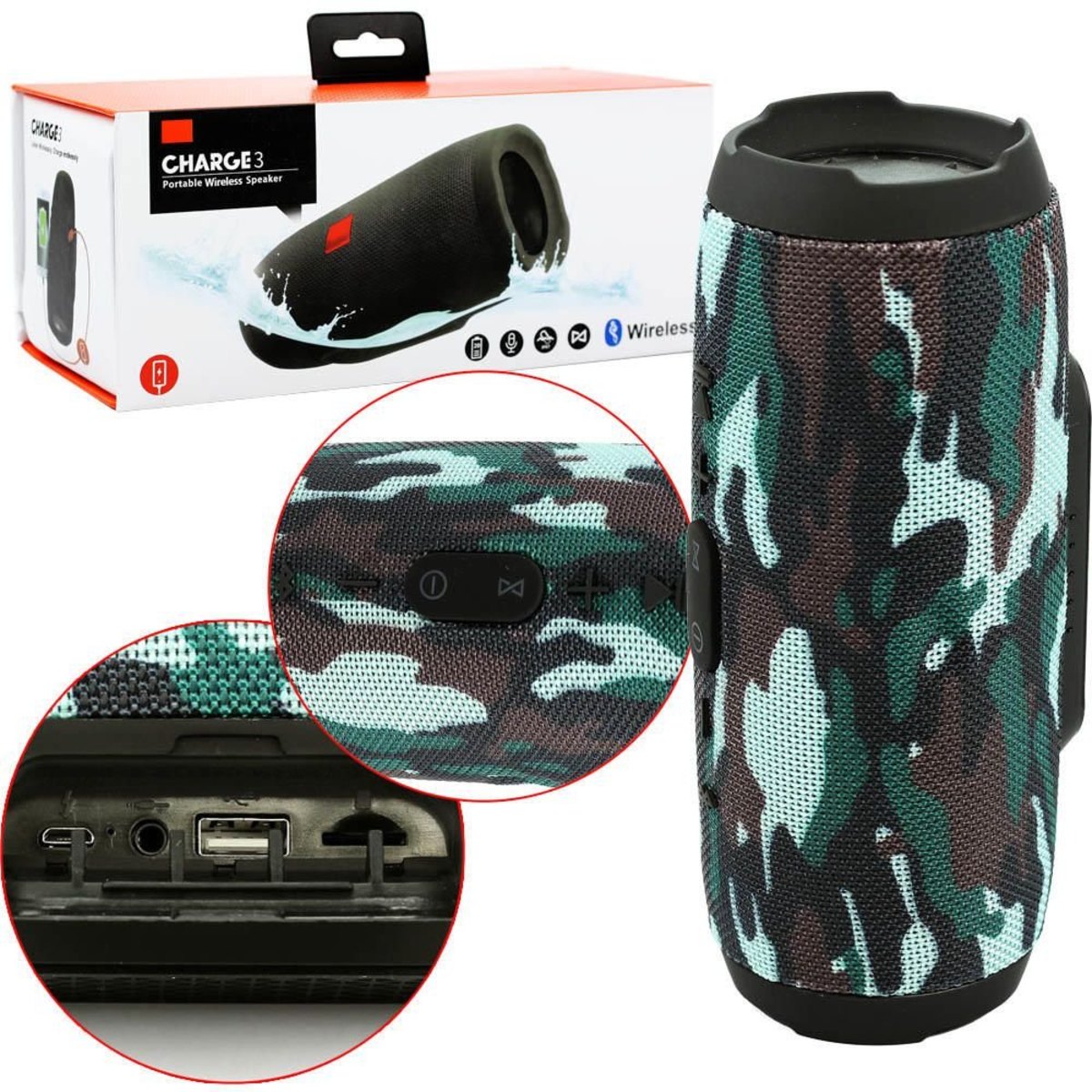 caixa acustica jbl charge 3